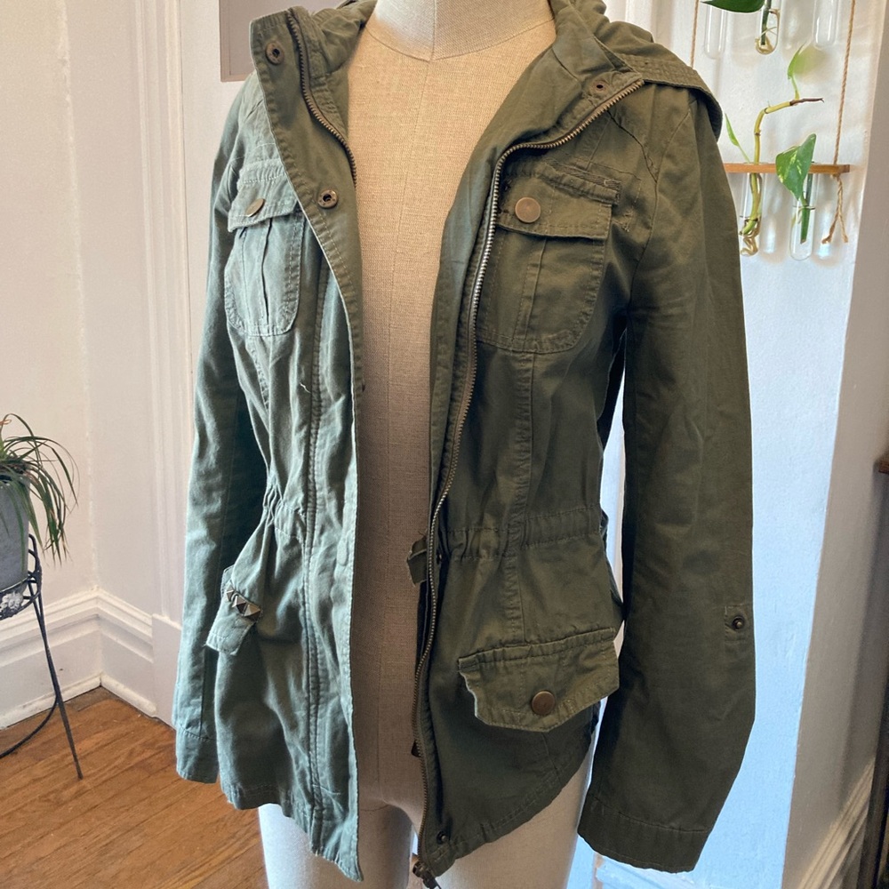 Army green jacket